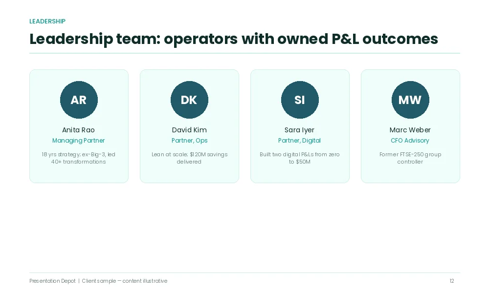 Digital transformation strategy deck redesign